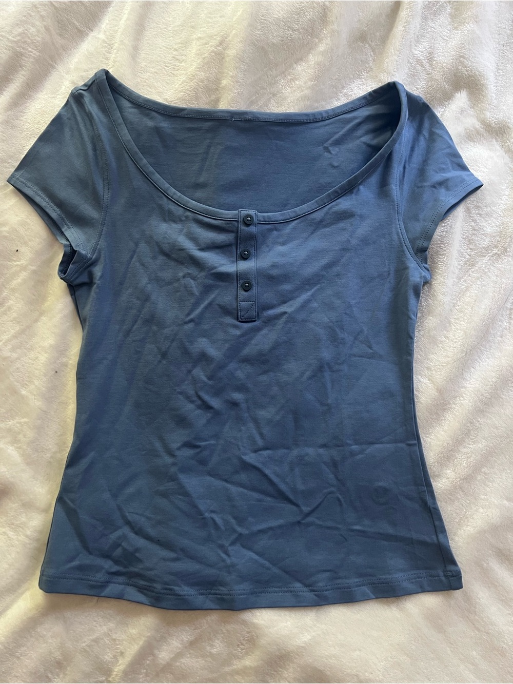 Lululemon Women’s Scoop Neck Short Sleeve Top - Blue